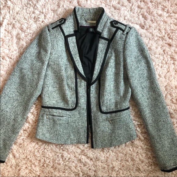 White House Black Market Tweed Blazer Jacket - Picture 2 of 9